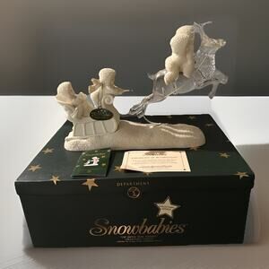 Snowbabies Collectors Edition 2001 Up Into the Stars Figurine 56 69169 W/Box